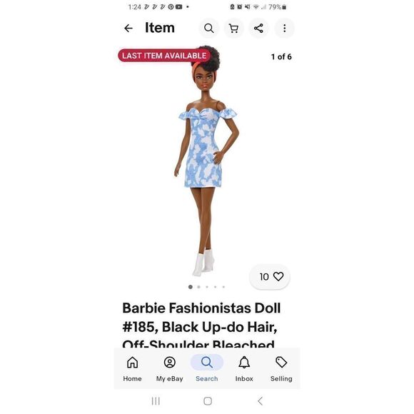 Barbie fasionista 185 african American - Picture 7 of 7